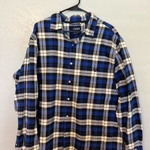 Mens Long sleeve button up